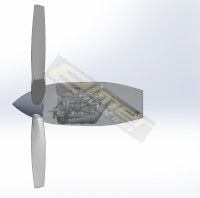 Thor engine with 100" prop